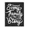 Stupell Industries Every Family Has a Story Wooden Wall Plaque